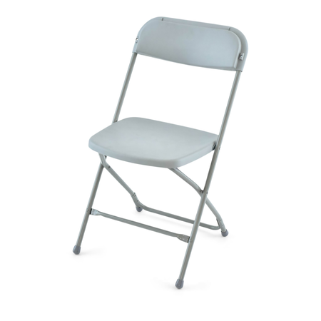 ATLAS COMMERCIAL PRODUCTS TitanPRO™ Plastic Folding Chair, Light Gray PFC2LGRY